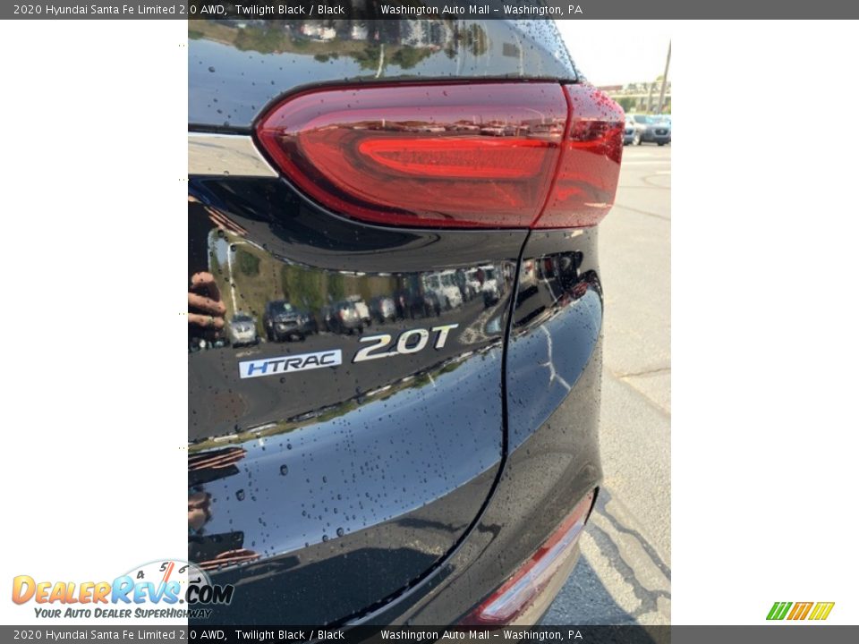 2020 Hyundai Santa Fe Limited 2.0 AWD Twilight Black / Black Photo #25