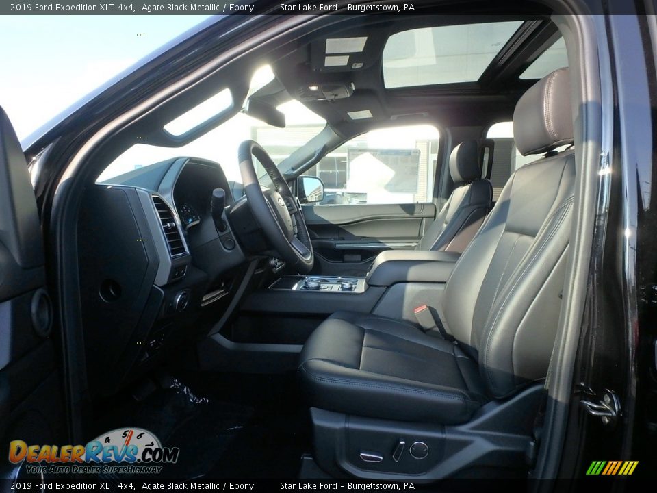 2019 Ford Expedition XLT 4x4 Agate Black Metallic / Ebony Photo #11
