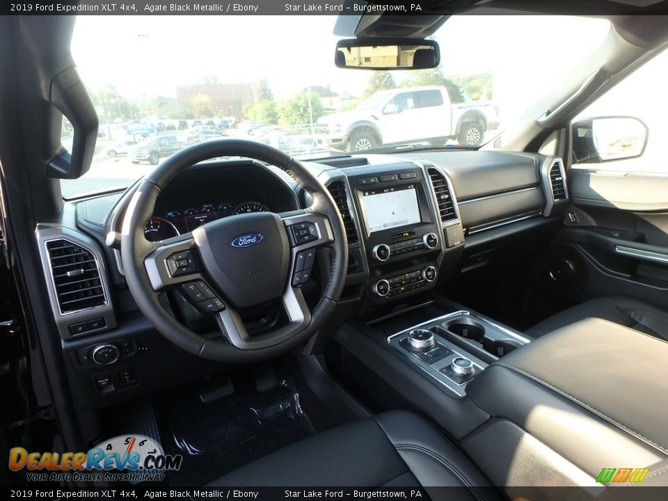2019 Ford Expedition XLT 4x4 Agate Black Metallic / Ebony Photo #14