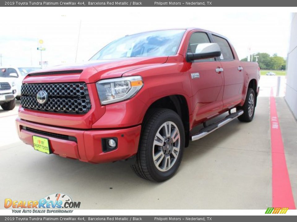 2019 Toyota Tundra Platinum CrewMax 4x4 Barcelona Red Metallic / Black Photo #4
