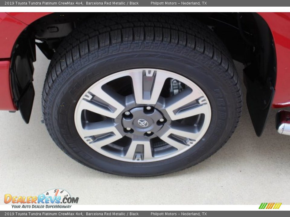 2019 Toyota Tundra Platinum CrewMax 4x4 Barcelona Red Metallic / Black Photo #5
