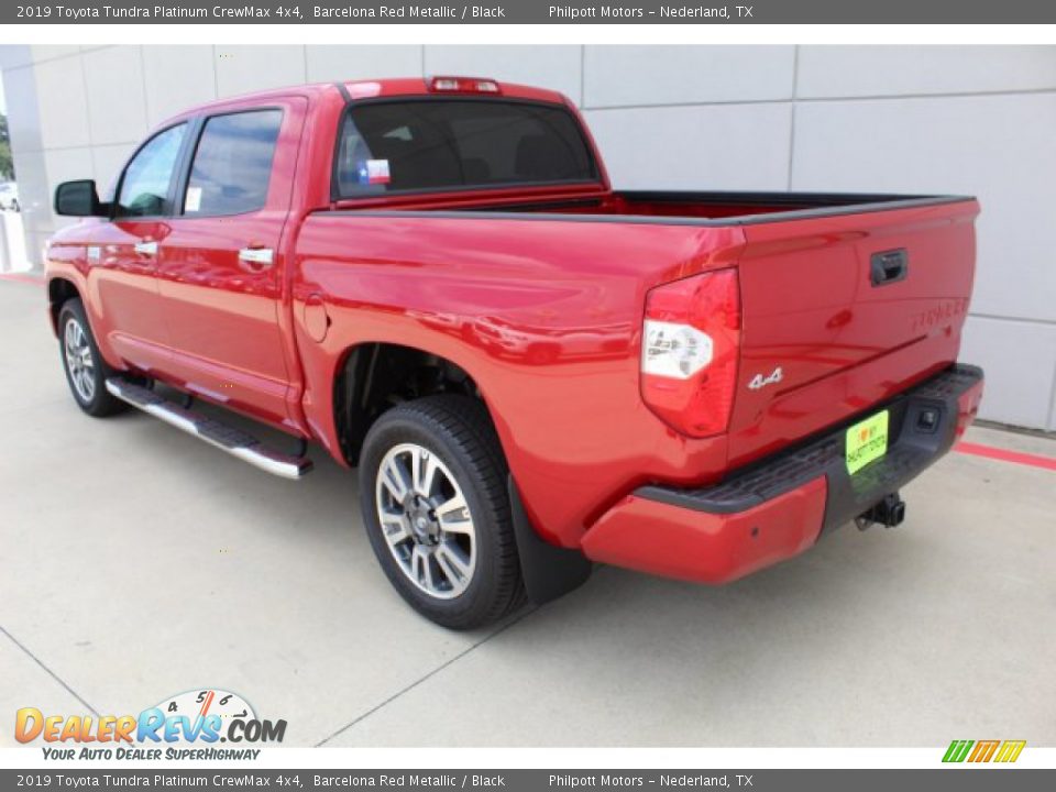 2019 Toyota Tundra Platinum CrewMax 4x4 Barcelona Red Metallic / Black Photo #6