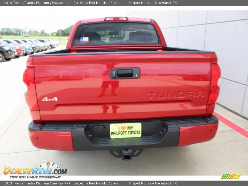 2019 Toyota Tundra Platinum CrewMax 4x4 Barcelona Red Metallic / Black Photo #7