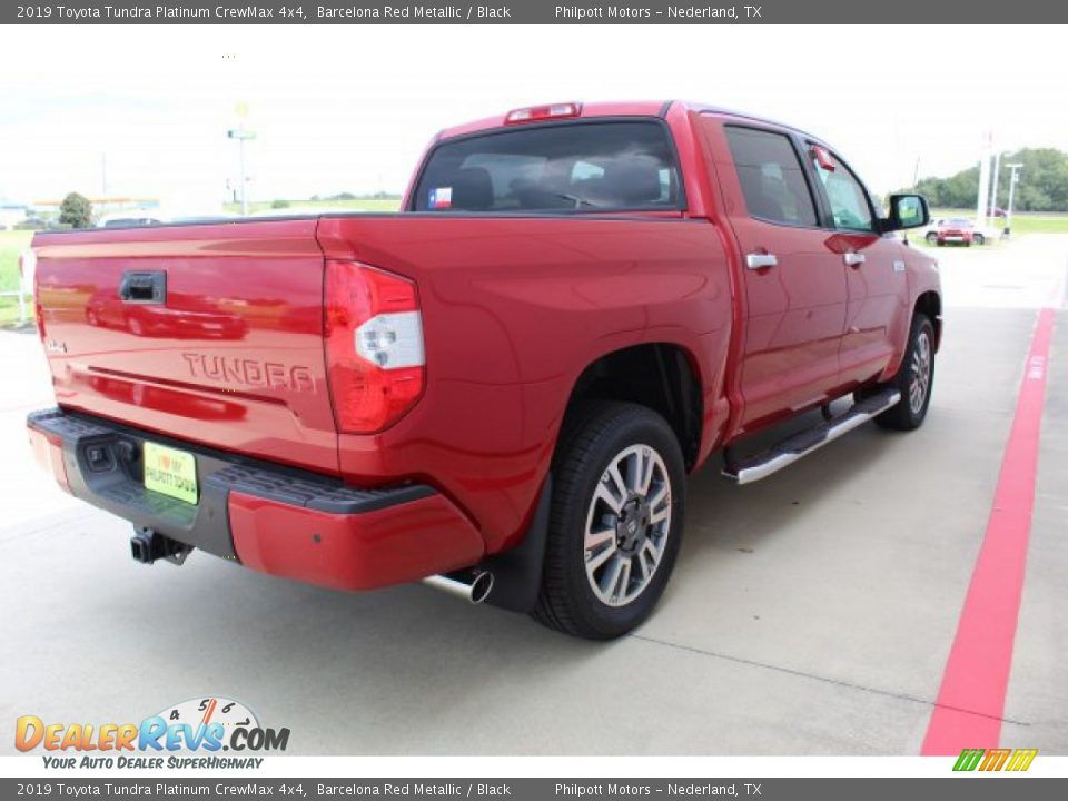 2019 Toyota Tundra Platinum CrewMax 4x4 Barcelona Red Metallic / Black Photo #8