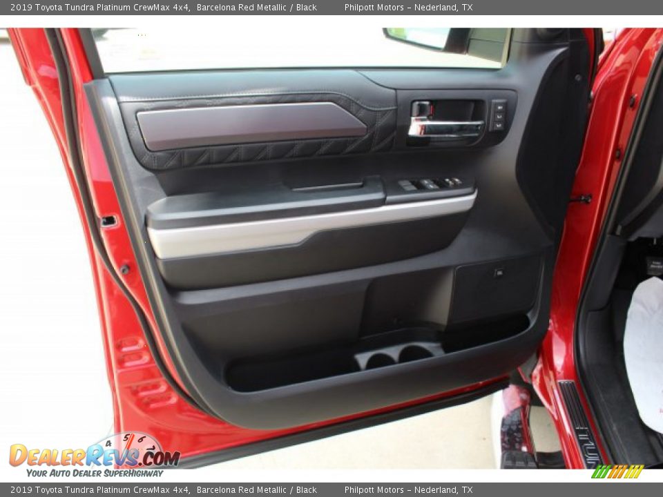 2019 Toyota Tundra Platinum CrewMax 4x4 Barcelona Red Metallic / Black Photo #9