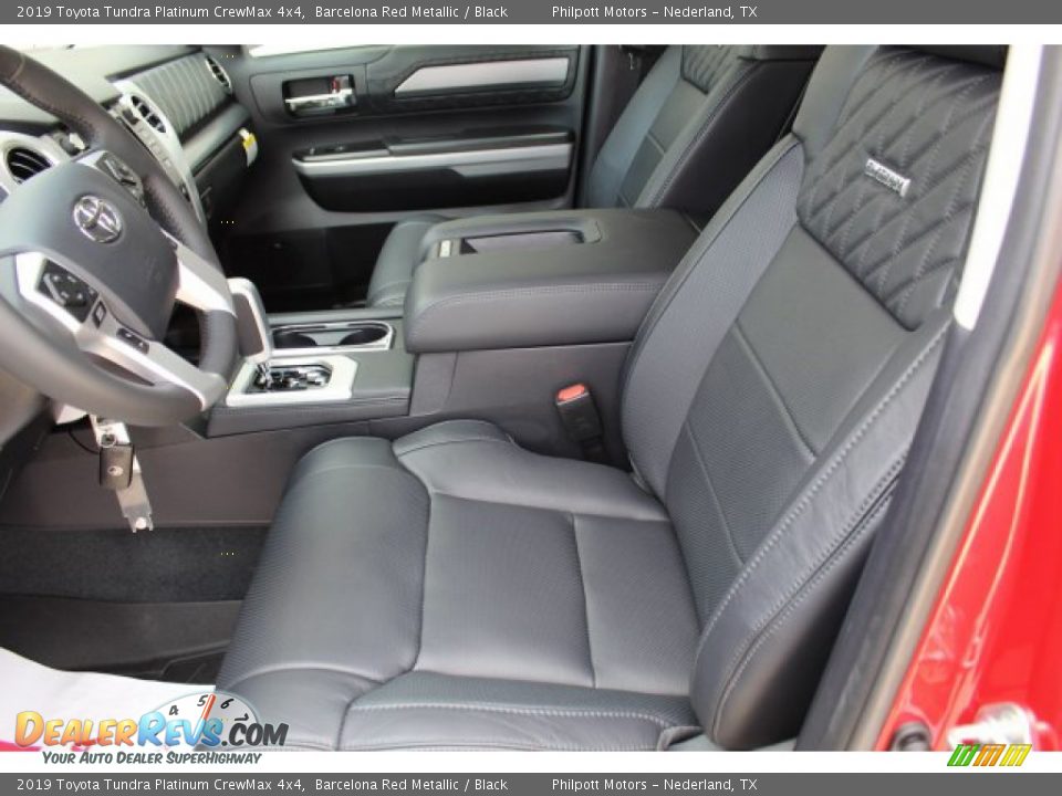 2019 Toyota Tundra Platinum CrewMax 4x4 Barcelona Red Metallic / Black Photo #10