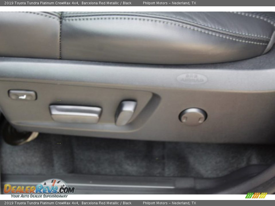 2019 Toyota Tundra Platinum CrewMax 4x4 Barcelona Red Metallic / Black Photo #11