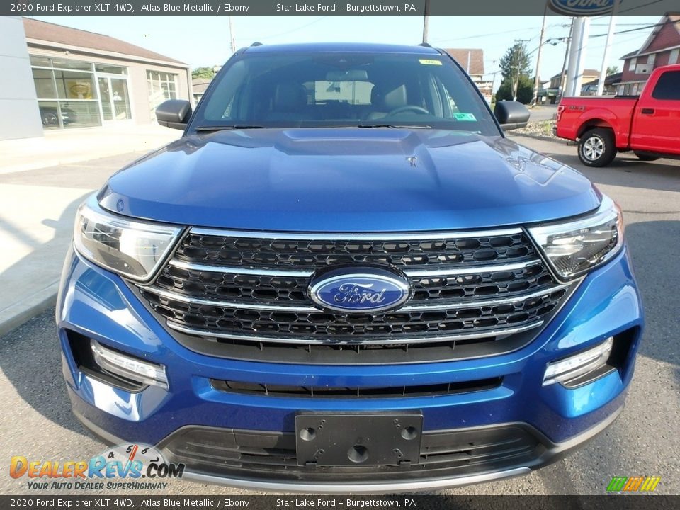 2020 Ford Explorer XLT 4WD Atlas Blue Metallic / Ebony Photo #2