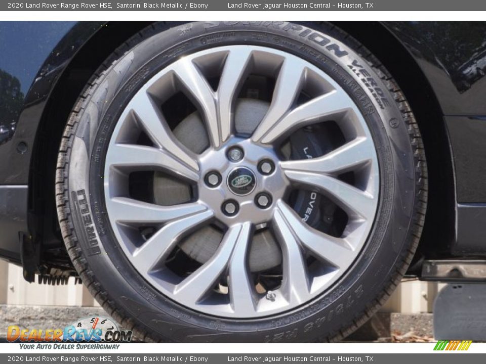 2020 Land Rover Range Rover HSE Santorini Black Metallic / Ebony Photo #10