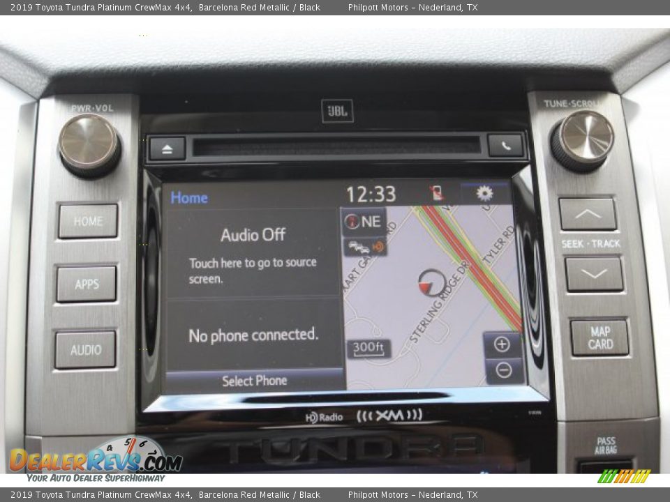 2019 Toyota Tundra Platinum CrewMax 4x4 Barcelona Red Metallic / Black Photo #16