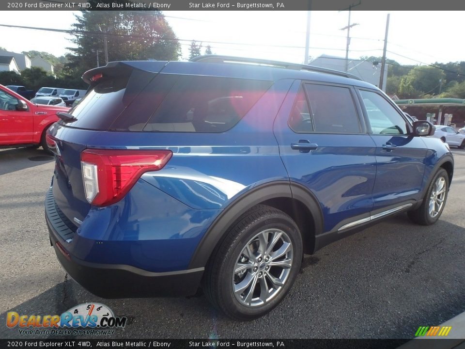 2020 Ford Explorer XLT 4WD Atlas Blue Metallic / Ebony Photo #5