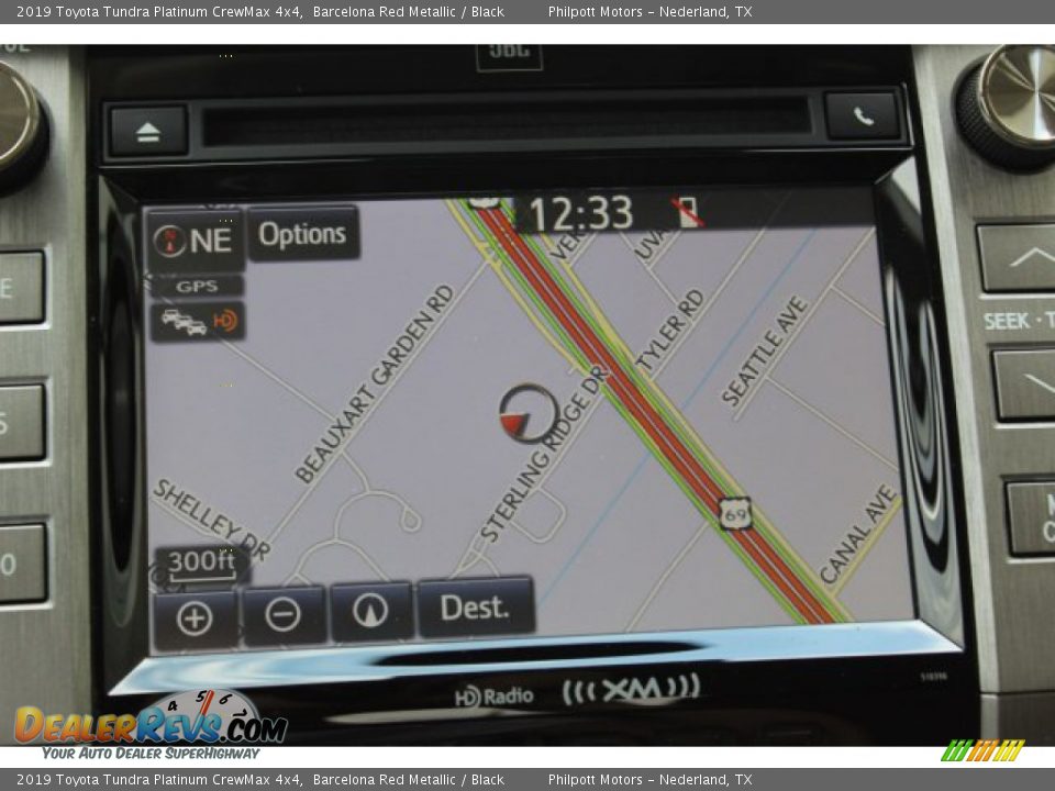 2019 Toyota Tundra Platinum CrewMax 4x4 Barcelona Red Metallic / Black Photo #19