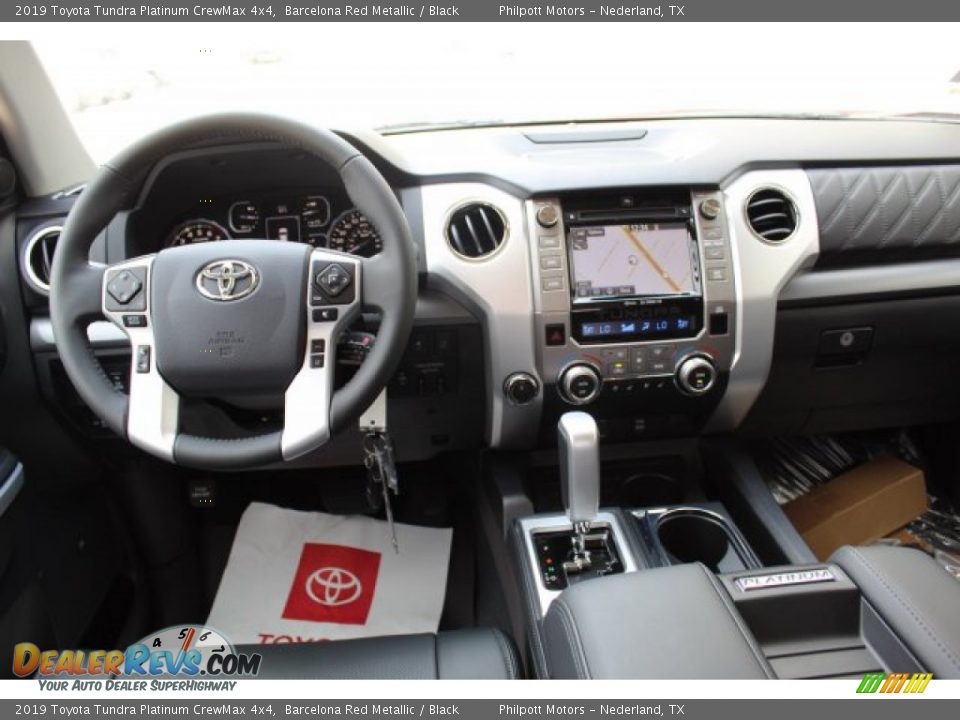 2019 Toyota Tundra Platinum CrewMax 4x4 Barcelona Red Metallic / Black Photo #22