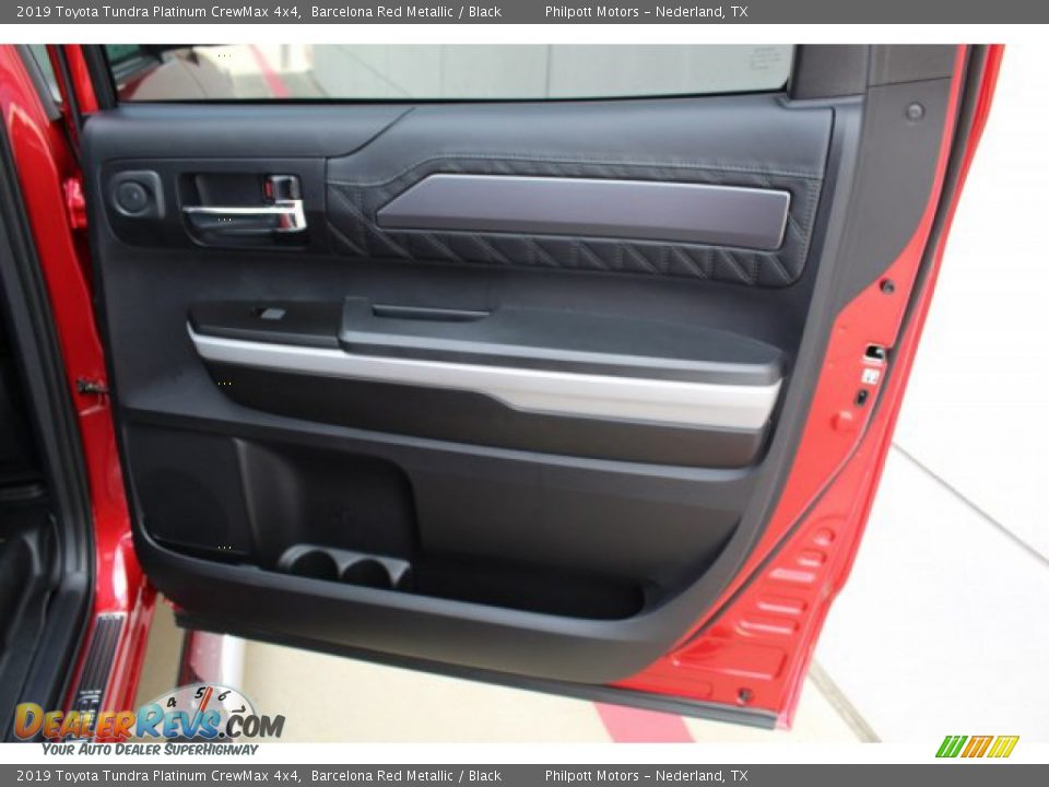 2019 Toyota Tundra Platinum CrewMax 4x4 Barcelona Red Metallic / Black Photo #25