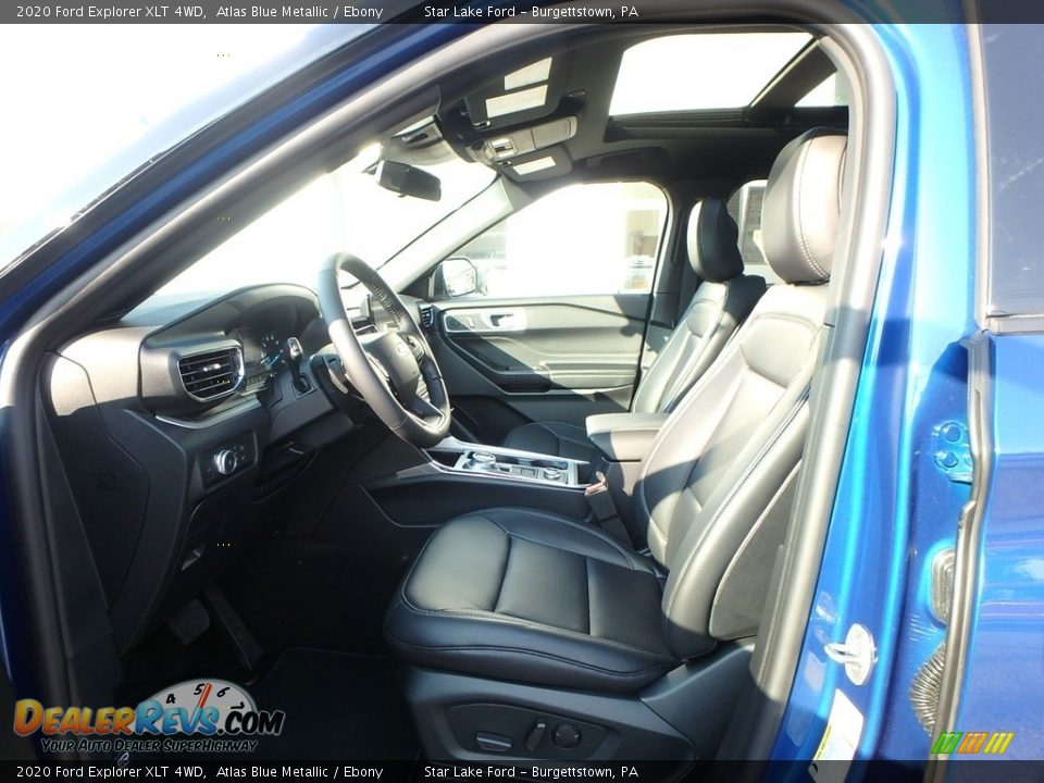 2020 Ford Explorer XLT 4WD Atlas Blue Metallic / Ebony Photo #11