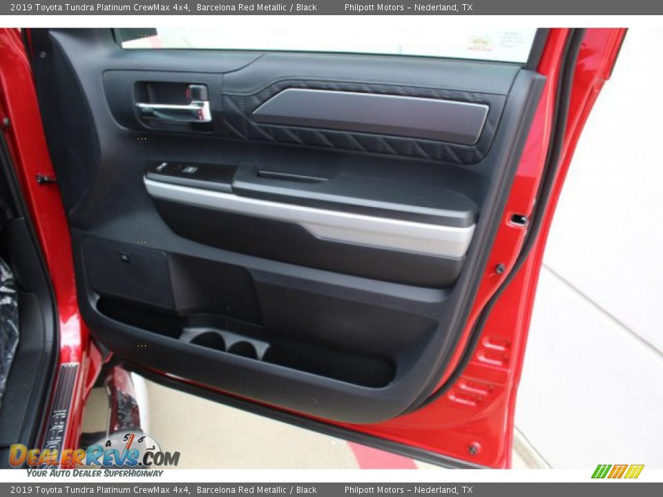2019 Toyota Tundra Platinum CrewMax 4x4 Barcelona Red Metallic / Black Photo #27
