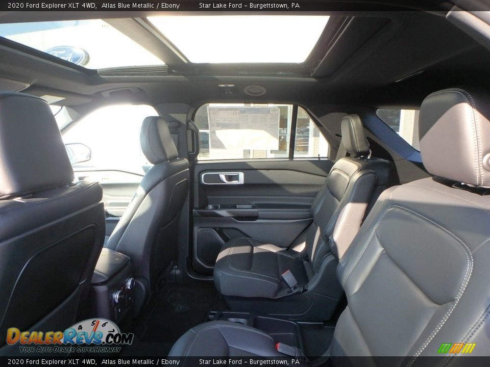 2020 Ford Explorer XLT 4WD Atlas Blue Metallic / Ebony Photo #12