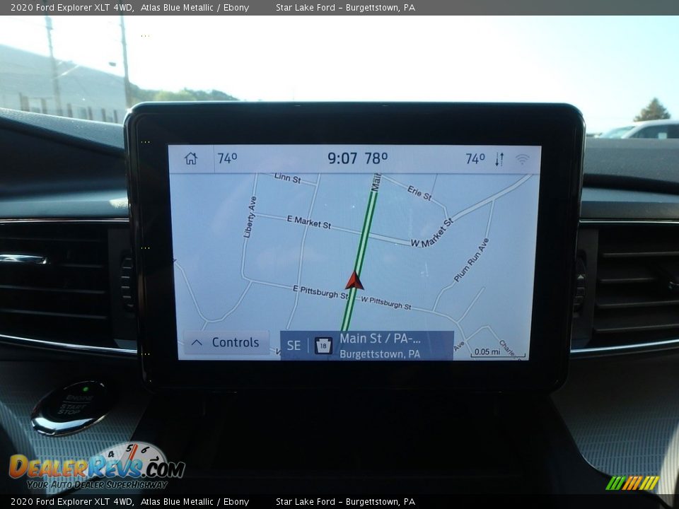 Navigation of 2020 Ford Explorer XLT 4WD Photo #19
