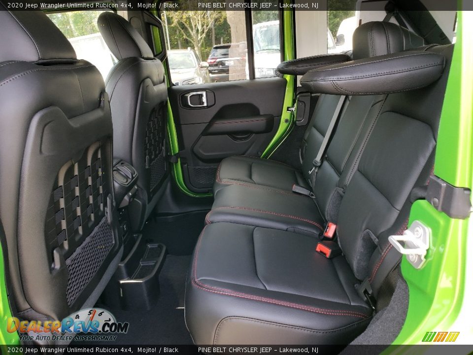 Rear Seat of 2020 Jeep Wrangler Unlimited Rubicon 4x4 Photo #6