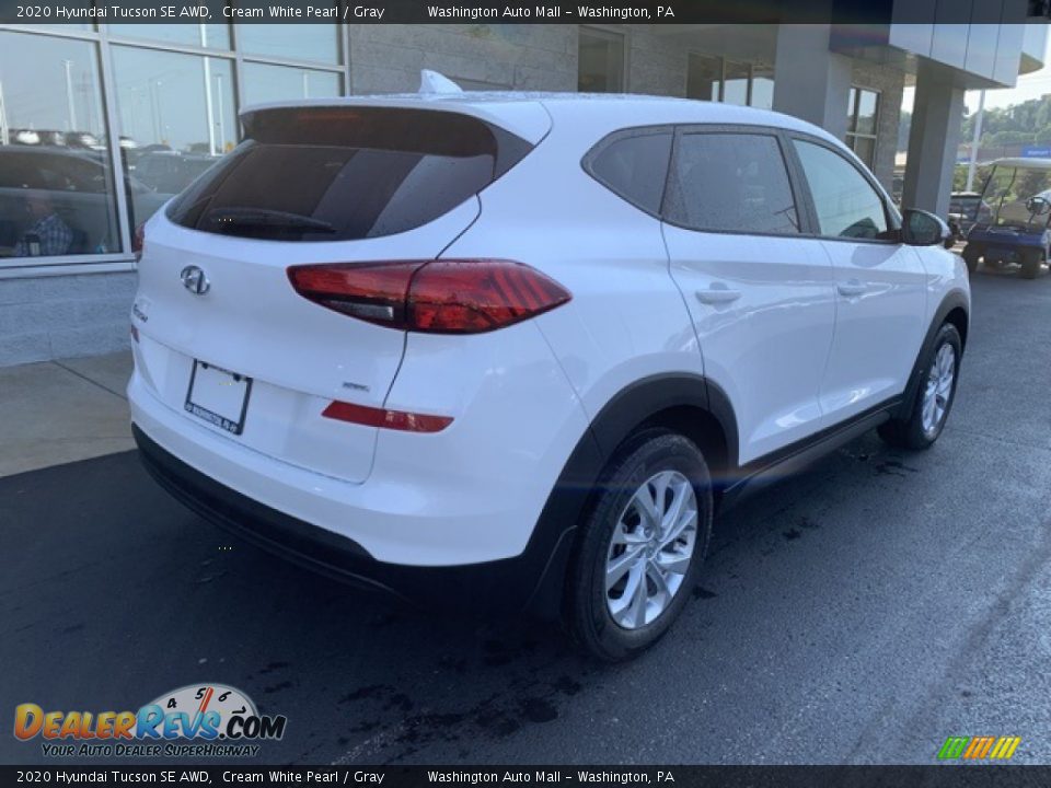 2020 Hyundai Tucson SE AWD Cream White Pearl / Gray Photo #4