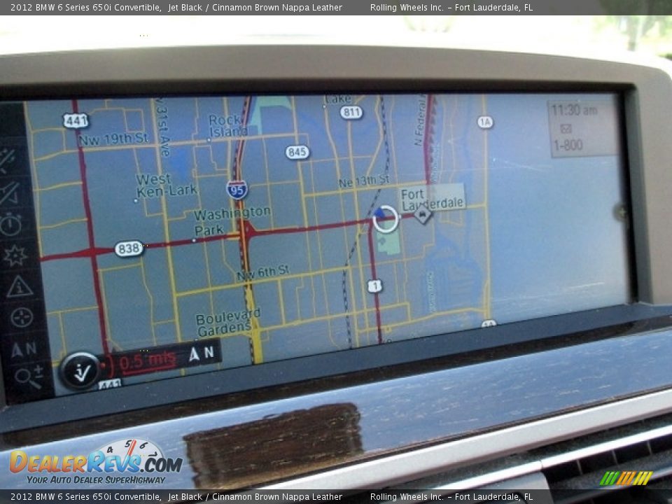 2012 BMW 6 Series 650i Convertible Jet Black / Cinnamon Brown Nappa Leather Photo #2