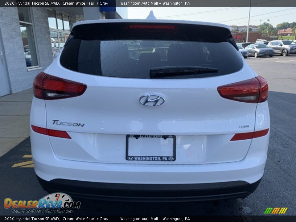 2020 Hyundai Tucson SE AWD Cream White Pearl / Gray Photo #5