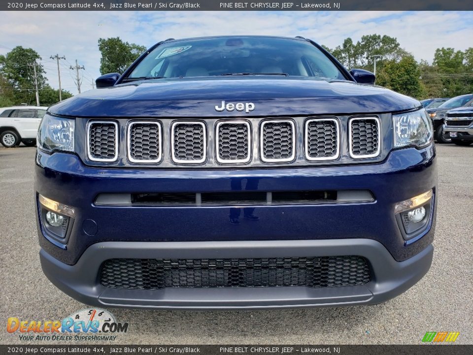 2020 Jeep Compass Latitude 4x4 Jazz Blue Pearl / Ski Gray/Black Photo #2