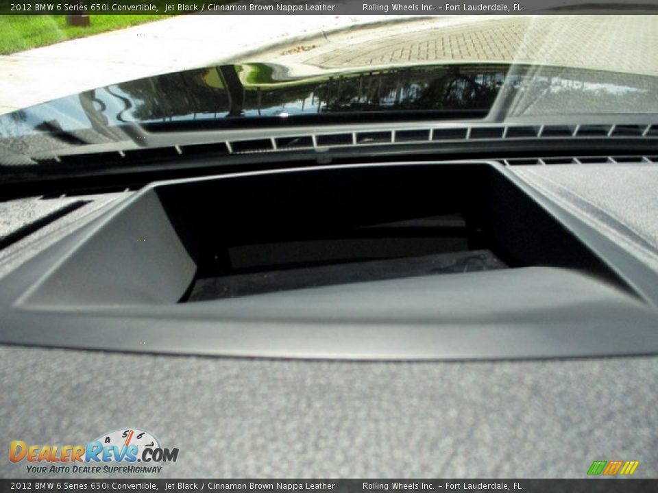 2012 BMW 6 Series 650i Convertible Jet Black / Cinnamon Brown Nappa Leather Photo #5