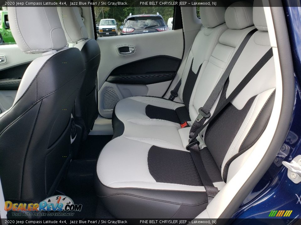2020 Jeep Compass Latitude 4x4 Jazz Blue Pearl / Ski Gray/Black Photo #6