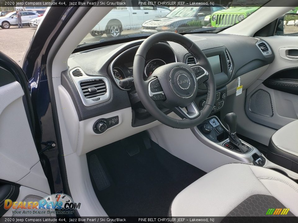2020 Jeep Compass Latitude 4x4 Jazz Blue Pearl / Ski Gray/Black Photo #7