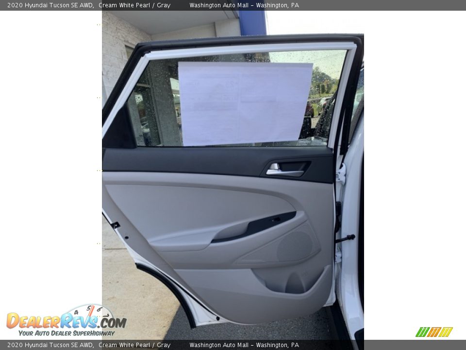 2020 Hyundai Tucson SE AWD Cream White Pearl / Gray Photo #17