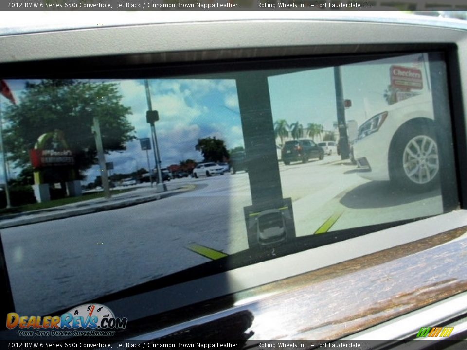 2012 BMW 6 Series 650i Convertible Jet Black / Cinnamon Brown Nappa Leather Photo #9