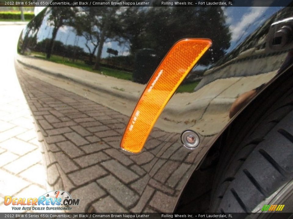 2012 BMW 6 Series 650i Convertible Jet Black / Cinnamon Brown Nappa Leather Photo #10