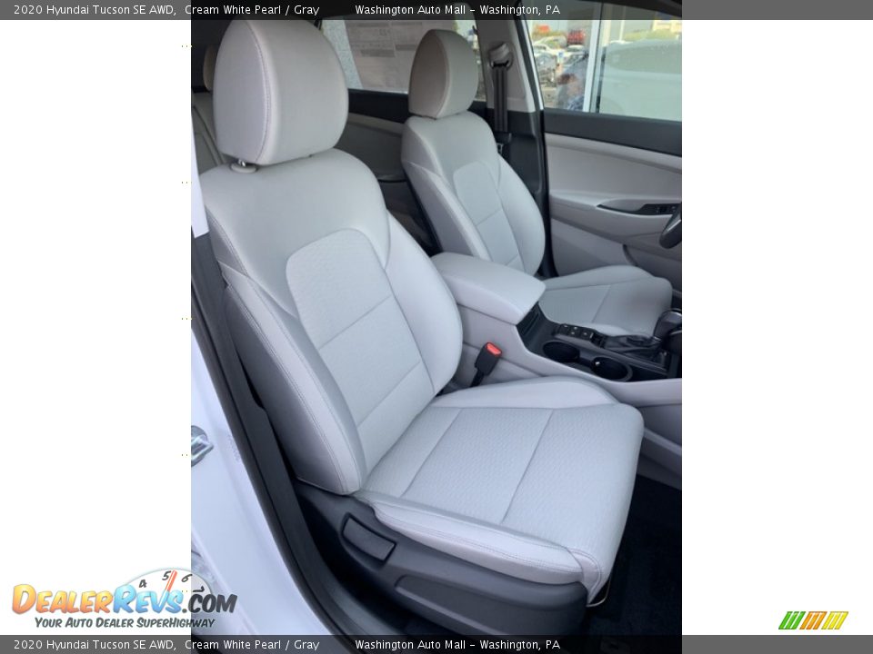 2020 Hyundai Tucson SE AWD Cream White Pearl / Gray Photo #28