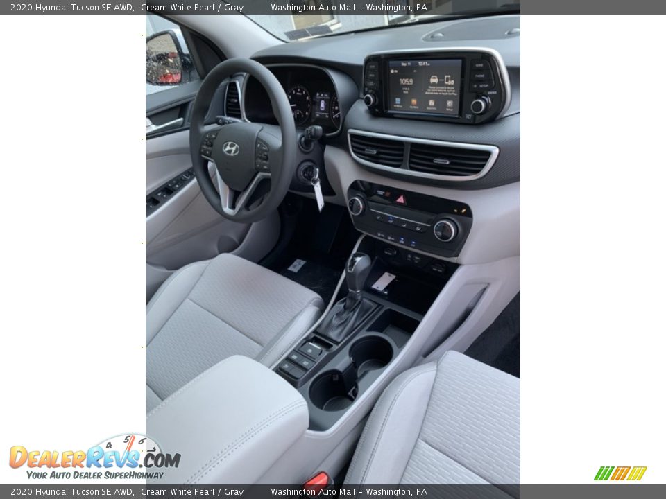 2020 Hyundai Tucson SE AWD Cream White Pearl / Gray Photo #29