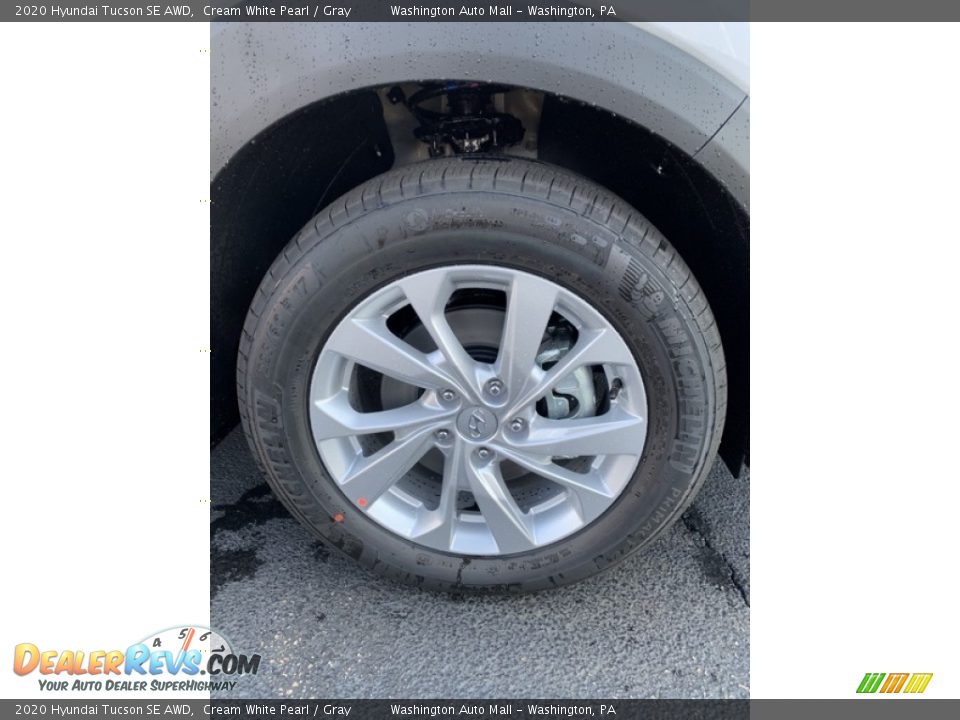 2020 Hyundai Tucson SE AWD Cream White Pearl / Gray Photo #30