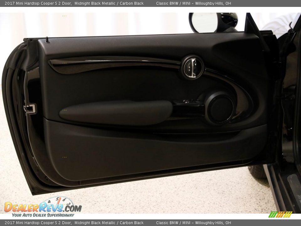 2017 Mini Hardtop Cooper S 2 Door Midnight Black Metallic / Carbon Black Photo #4