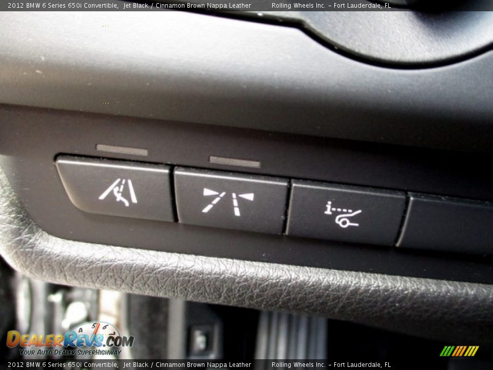 2012 BMW 6 Series 650i Convertible Jet Black / Cinnamon Brown Nappa Leather Photo #19