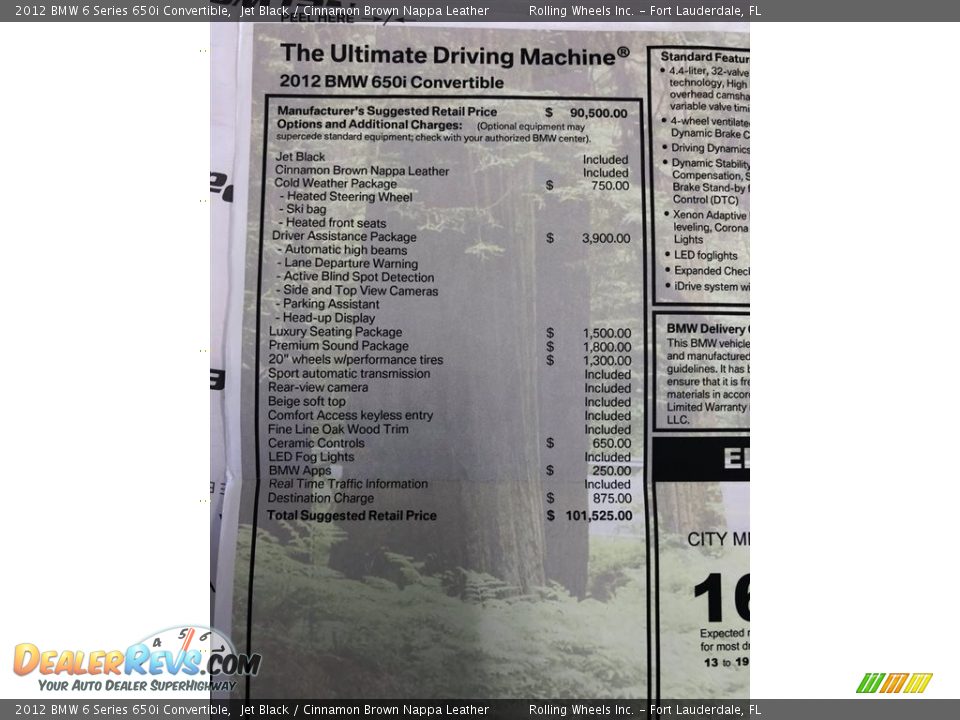 2012 BMW 6 Series 650i Convertible Jet Black / Cinnamon Brown Nappa Leather Photo #22