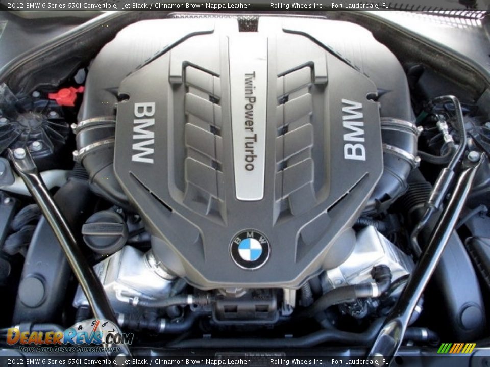 2012 BMW 6 Series 650i Convertible Jet Black / Cinnamon Brown Nappa Leather Photo #25