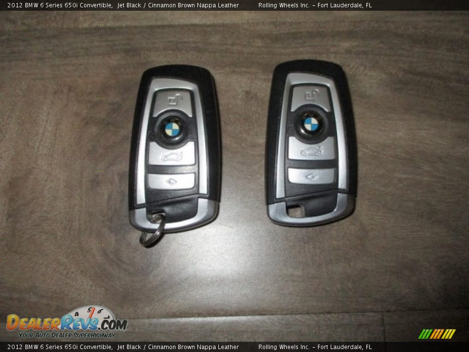 2012 BMW 6 Series 650i Convertible Jet Black / Cinnamon Brown Nappa Leather Photo #27