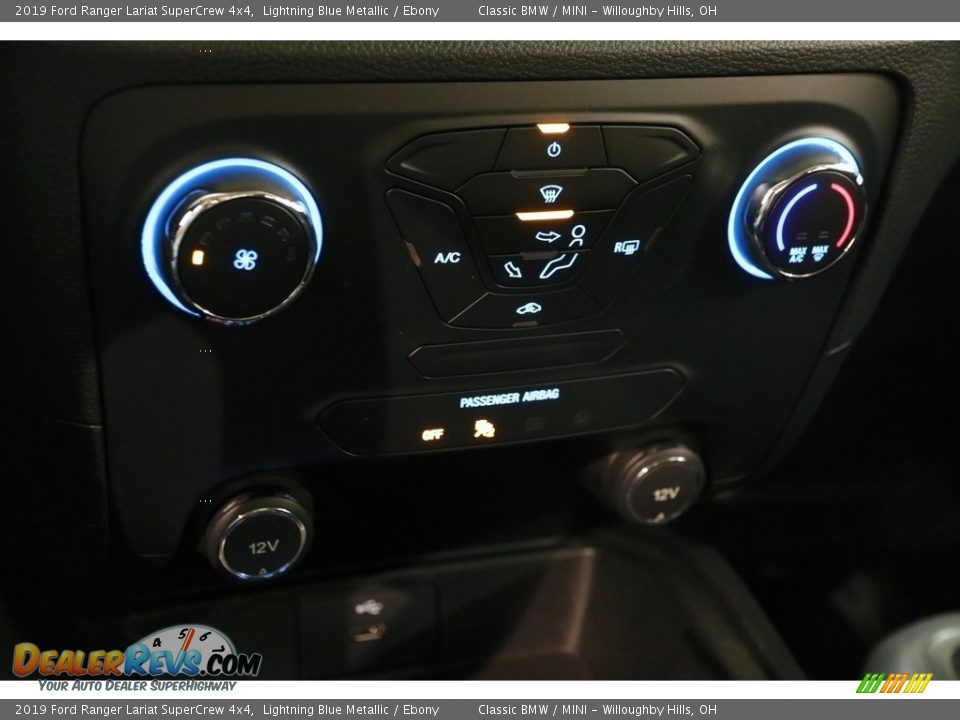 2019 Ford Ranger Lariat SuperCrew 4x4 Lightning Blue Metallic / Ebony Photo #15