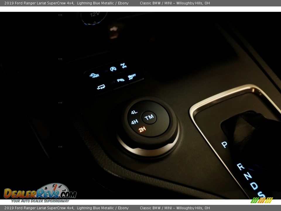 2019 Ford Ranger Lariat SuperCrew 4x4 Lightning Blue Metallic / Ebony Photo #16