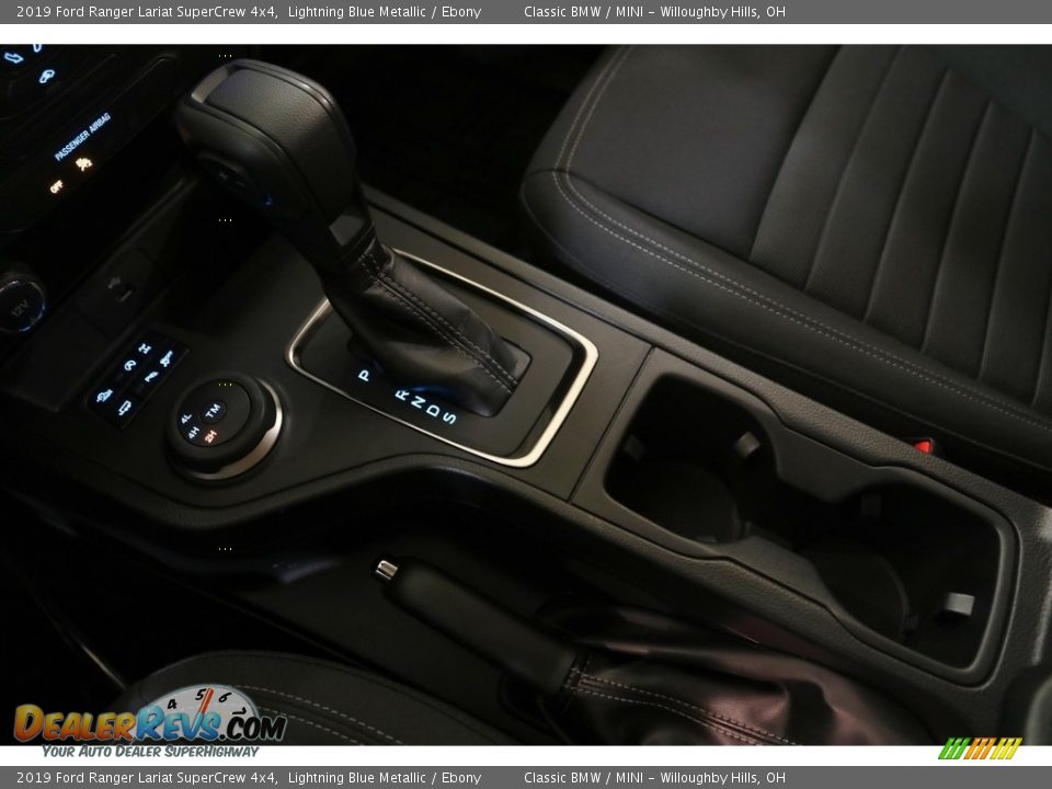 2019 Ford Ranger Lariat SuperCrew 4x4 Lightning Blue Metallic / Ebony Photo #17