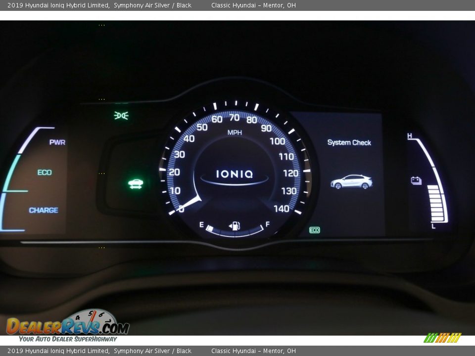 2019 Hyundai Ioniq Hybrid Limited Gauges Photo #10