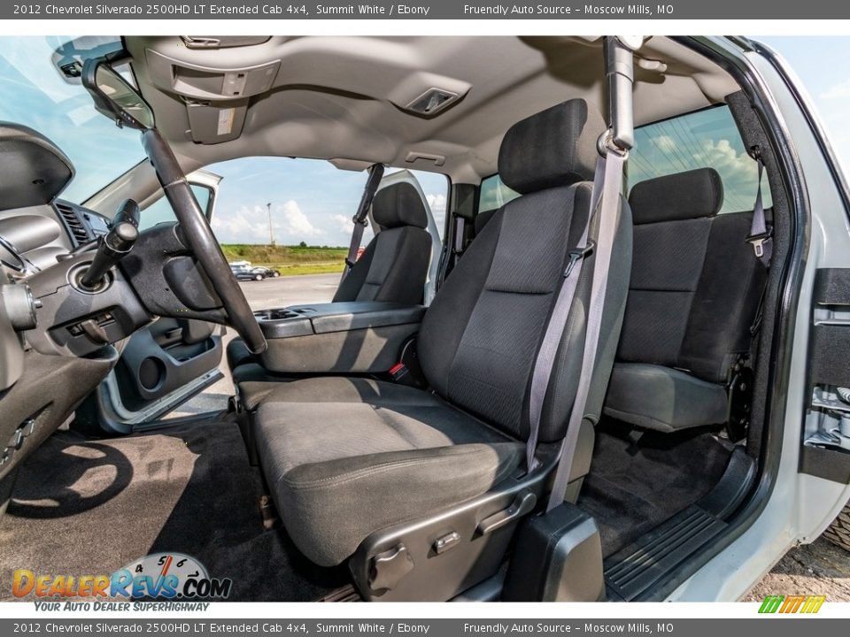 2012 Chevrolet Silverado 2500HD LT Extended Cab 4x4 Summit White / Ebony Photo #19