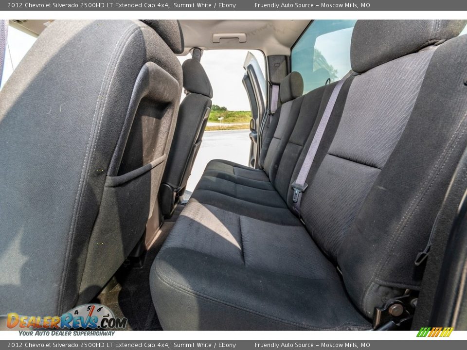 2012 Chevrolet Silverado 2500HD LT Extended Cab 4x4 Summit White / Ebony Photo #21