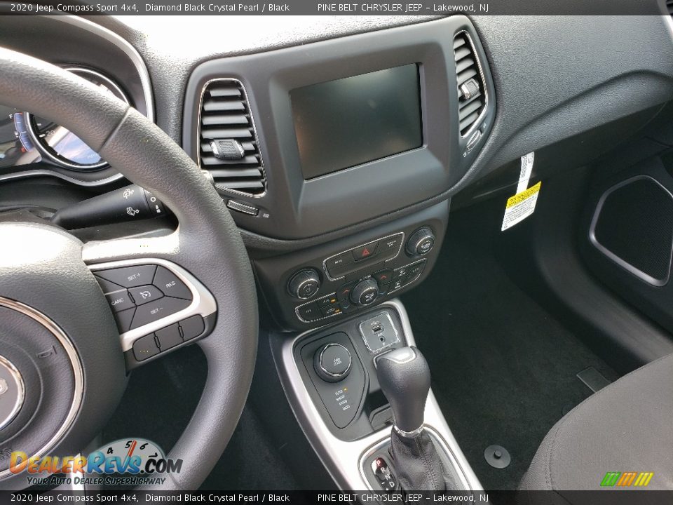 2020 Jeep Compass Sport 4x4 Diamond Black Crystal Pearl / Black Photo #10