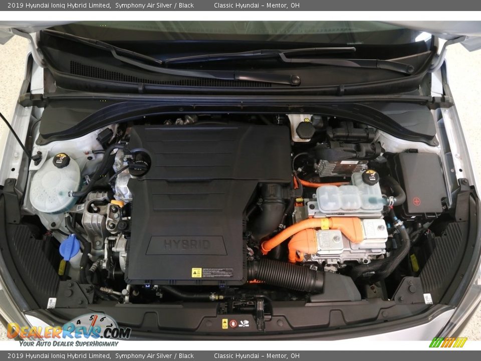 2019 Hyundai Ioniq Hybrid Limited 1.6 Liter DOHC 16-Valve D-CVVT 4 Cylinder Gasoline/Electric Hybrid Engine Photo #30