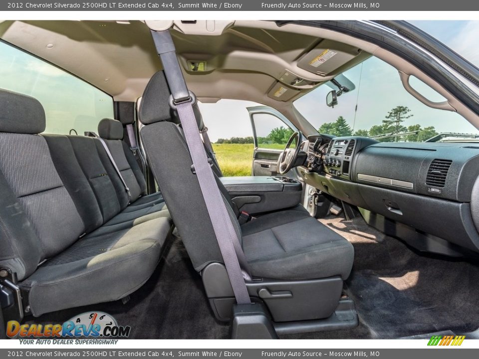 2012 Chevrolet Silverado 2500HD LT Extended Cab 4x4 Summit White / Ebony Photo #26